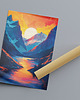 plakaty Plakat - mountain side 1
