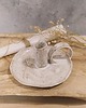 świeczniki i świece Świecznik  ceramiczny kaganek,   hand made roślinki polne 2