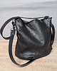 torby na ramię Bucket bag czarna gnieciona skóra 1