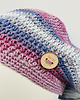 czapki damskie Wiosenny beret damski z antenką ręcznie robiony bawełna one size 4