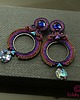 kolczyki soutache Długie błyszczące  kolczyki sutasz 1