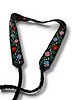 chokery Choker z koralików w kwiatowy wzór 2