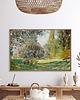 plakaty PLAKAT Monet, ogród obraz, sztuka ścienna, pejzaż 1