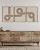 plakaty Zestaw 3 plakatów, Mid Century, retro, oryginalna dekoracja na ścianę. 4