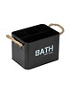 dodatki - łazienka - różne Organizer Łazienkowy Bath Czarny 2