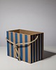 skrzynki, kufry i pudła Bag Box - Torba tekturowa 32x16x24 cm pasy nieb. 2