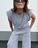 spodnie materiałowe damskie Spodnie Gentle super soft light grey 5