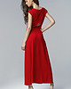 sukienki maxi damskie Sukienka MAXI z rozcięciem s61 - czerwony 1