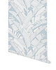 tapety i naklejki ścienne Tapeta Banana Leaf Blue.Tulum Wind. Niebieskie Liście Bananowca 1