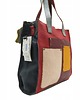 torby na ramię Torebka damska shopper, pojemna, skórzana ze skrawków kolorowa OLIVKA 1