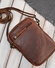torby i nerki męskie Saszetka męska skórzana na ramię brązowa mała funkcjonalna IM-02-BR 8