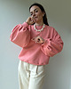 bluza bez kaptura damska Bluza Enjoyable coral 1