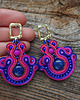kolczyki soutache Kolczyki sutasz z lapis lazuli 3