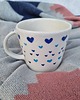 kubki Kubek w SERCA malowane recznie, idealny prezent na Walentynki 1