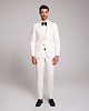 marynarki męskie Marynarka do zestawu lido 01 biały slim fit 3