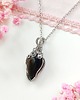 wisiory Naszyjnik Onyks stal chirurgiczna wisiorek handmade wirewrapping 3
