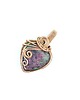 wisiory Zoisyt z rubinem wisiorek  wire wrapping 9