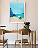 plakaty Dzika plaża - plakat 50x70 cm - dziewczyna pod parasolem 1