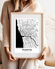 plakaty Plakat mapa Porto - różne formaty 2