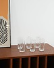 szklanki i kieliszki Komplet sześciu szklanek, duński design, lata 70, produkcja: Dania 1
