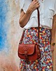 torby na ramię Torebka skórzana ręcznie robiona góralska ze skóry Sol wzory 2