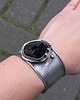 bransoletki wire wrapping Smocze szkło - bransoletka regulowana 1
