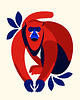 poduszki z grafiką Poduszka dekoracyjna - Howler monkey 3