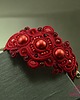 bransoletki soutache Unikatowa bordowa bransoletka sutasz 4