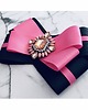 broszki Brosza  Pink  z  różowymi kryształkami  NEW 3