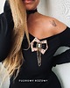 broszki Brosza Kamea Styl Glamour Dama Kameliowa z łańcuszkami 8
