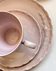 filiżanki Różowy porcelanowy serwis Hutschenreuther Hohenberg, Niemcy, lata 60. 3