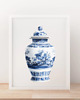 grafiki i ilustracje PLAKAT  chiński wazon,  dekoracja ścienna, chinoiserie 2