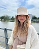 kapelusze damskie Kapelusz, bucket hat, natural, rafia, rozmiar 55-56 4