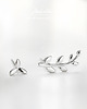 kolczyki srebrne Kolczyki srebrne Gałązki Pokoju 2