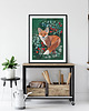 plakaty Wild Fox ilustracja drukowana 1