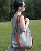torby XXL TORBA HOBO XXL - szary, pomarańcz 1