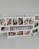 ramki na zdjęcia Multirama ramka na zdjęcia Pierwszy roczek imię 13 zdjęć serca 1
