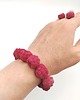 komplet biżuterii Komplet z malinami handmade bransoletka kolczyki sztyfty 2