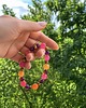 bransoletki z kamieni naturalnych Neon Sunset - unikatowa bransoletka z jadeitów i złotego hematytu 2