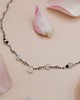 bransoletki z kamieni naturalnych Choker z Kamieni Księżycowych Kociego Oka i Kwarców 1