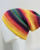 czapki damskie Kolorowa delikatna czapka beanie z wywinięciem S/M z wełną merino 6