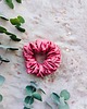 gumki do włosów Gumka jedwabna, scrunchie, frotka strawberry pink MIDI 3