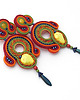 kolczyki soutache Jesienne boho kolczyki 1