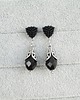 kolczyki szklane Kolczyki "Drops" black 1