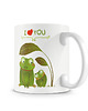 kubki Zestaw 4 leśnych kubków. i love you 2