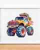 obrazy i plakaty do pokoju dziecięcego Plakat Monster Truck P193 1