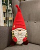 misie i maskotki Krasnal szydełkowy 48 cm, Skrzat świąteczny 3