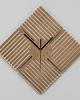 zegary ZEGAR GEOMETRYCZNY, LAMELE, NOWOCZESNA DEKORACJA ,WIĄZ L ( 60 x 60 cm ) 3