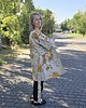 bluzki kimonowe damskie Kimono 100% len w kwiaty, wiązane paskiem. 9