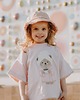 t-shirty dla dziewczynki T-shirt oversize Sophie Teddy cream 3